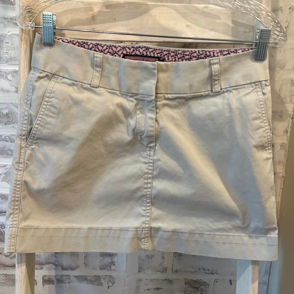 Womens Vineyard Vines By Shep & Ian Skirt Front And Back Pockets Size 4